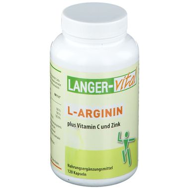 L-arginine + Vitamin C and Zinc 120 pcs