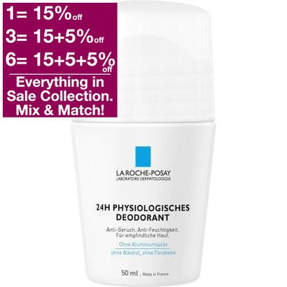 La Roche-Posay Physiological Deodorant 24hr Roll On