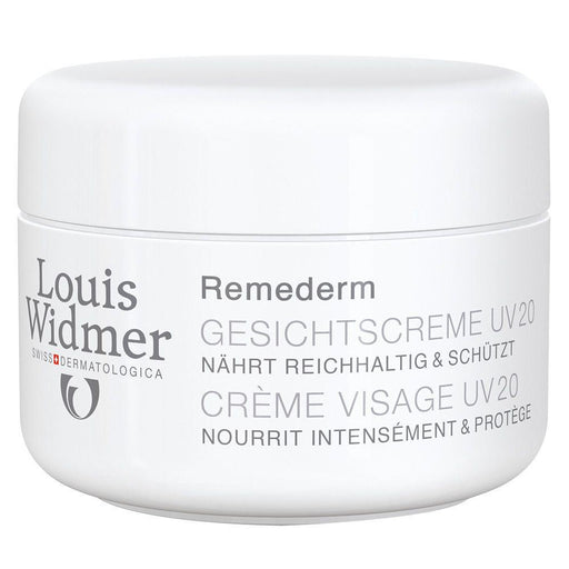 Louis Widmer Remederm Face Cream UV 20 Lightly Scented 50 ml - VicNic.com