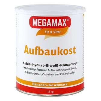 Megamax Fit & Vital Diet Carbohydrat -proteinkoncentrat - Banan 1,5 kg