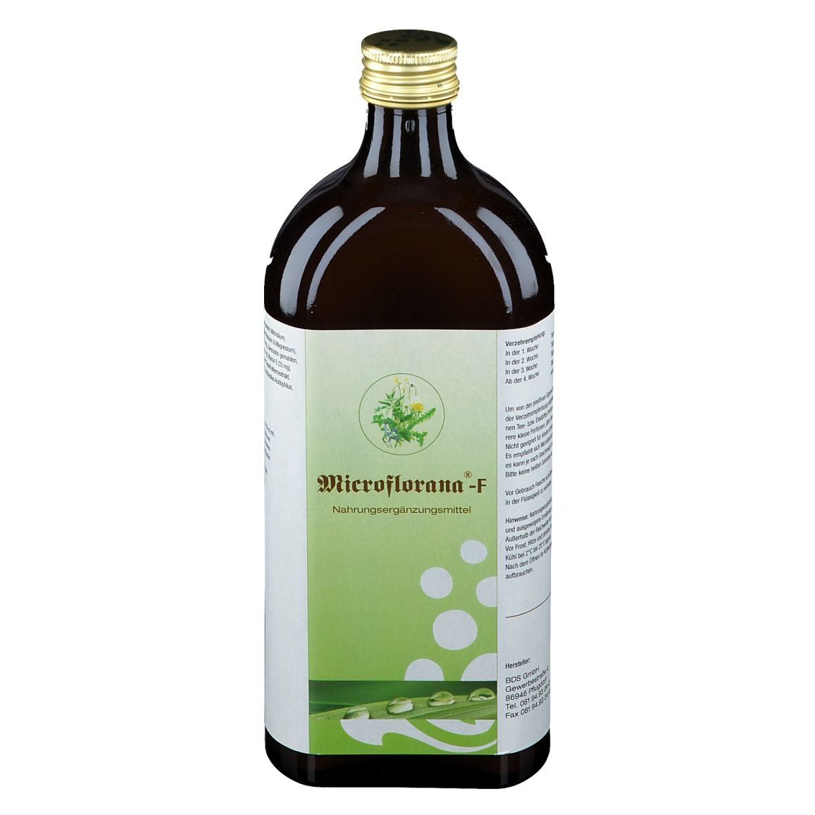 BDS mikroflorana F væske 500 ml