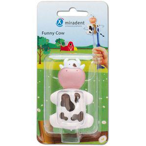Miradent Children Toothbrush Holder Funny Cow 1 pcs