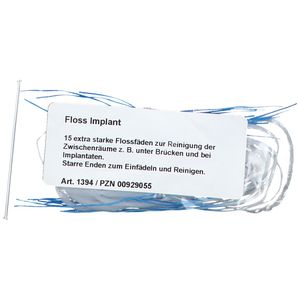 Miradent Mirafloss Fleece Threads for Bridges 15 PCS