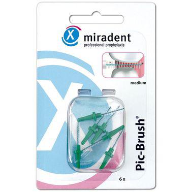 Miradent Pic-Brush Interdental Brushes Green Medium 2.2 mm 6 pcs