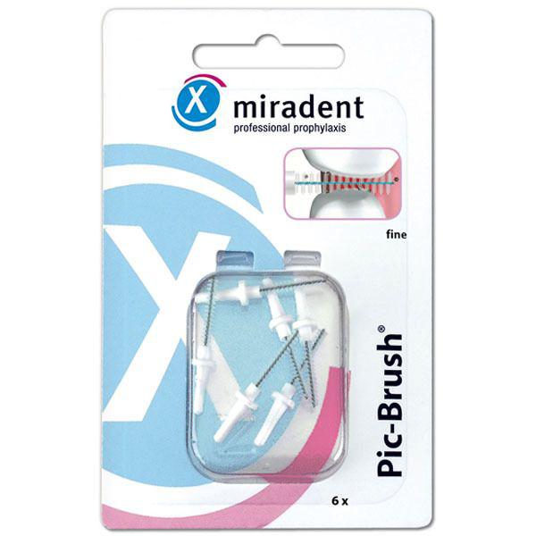 Miradent Pic-Brush Interdental Brushes White fine 2.0mm 6 pcs