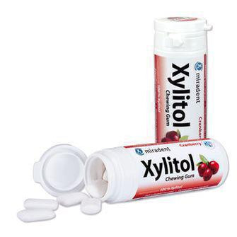 Miradent Xylitol Chewing Gum - Cranberry 30 pcs