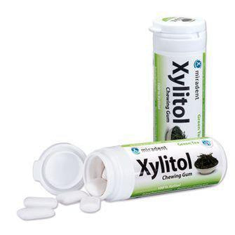 Miradent Xylitol Chewing Gum - Green Tea 30 pcs