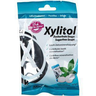 Miradent Xylitol Drops Sugar Free Mint 60 g