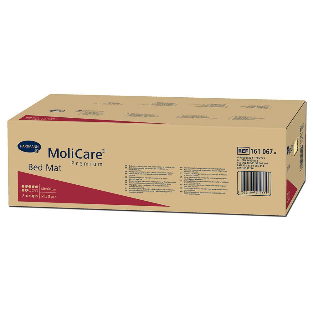 Molicare Premium Bed Mat 40x60 cm 180 PCS