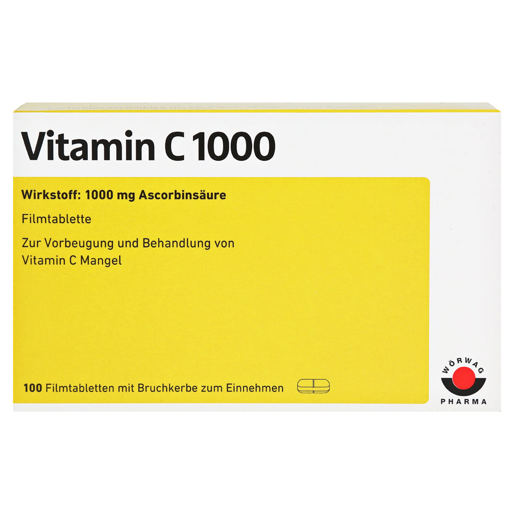 Vitamin C 1000 Film-Coated Tablets 100 pcs