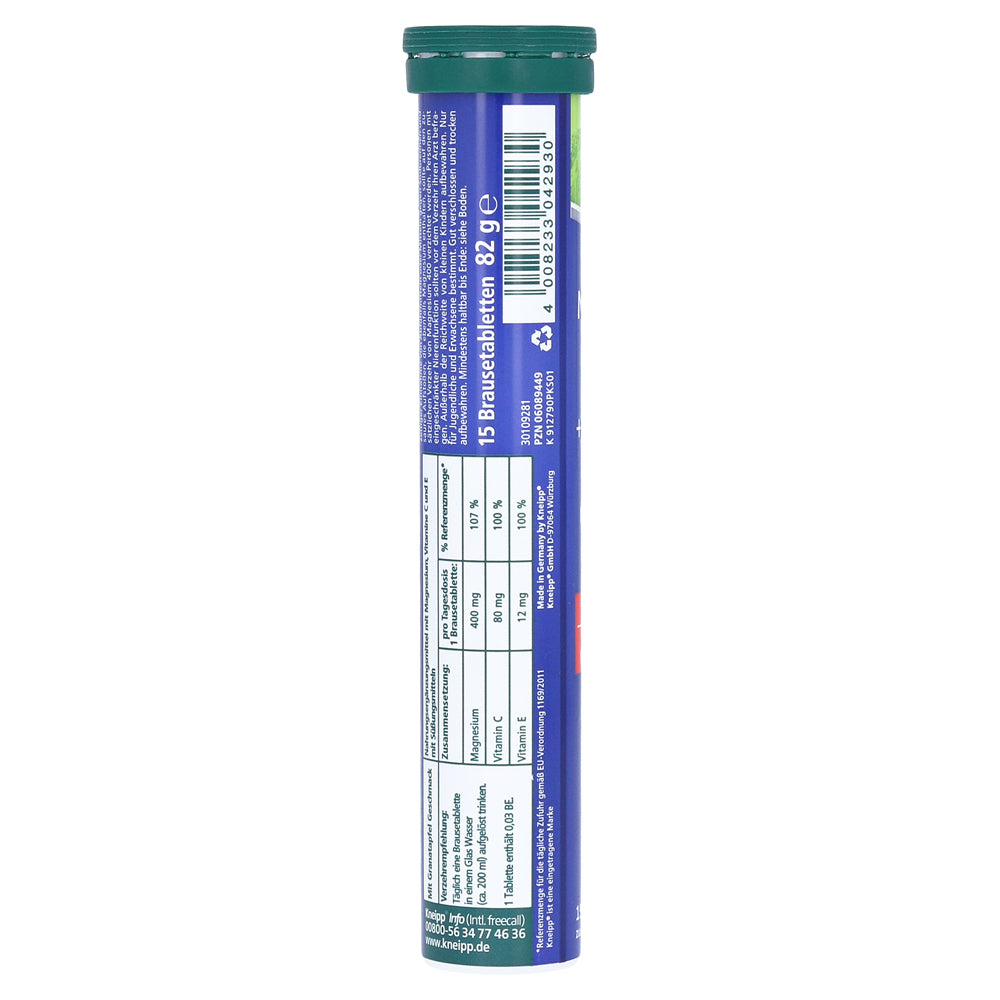 KNEIPP Magnesium 400 + C + E effervescent tablets 15 pcs