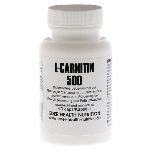 L-Carnitine 500 Capsules 60 pcs