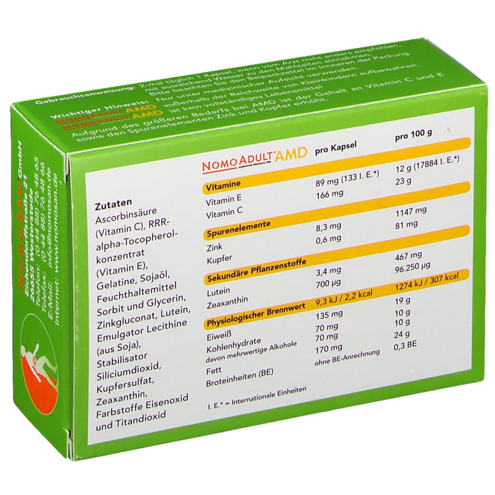 Nomoadontl AMD kapsule 60 kapica