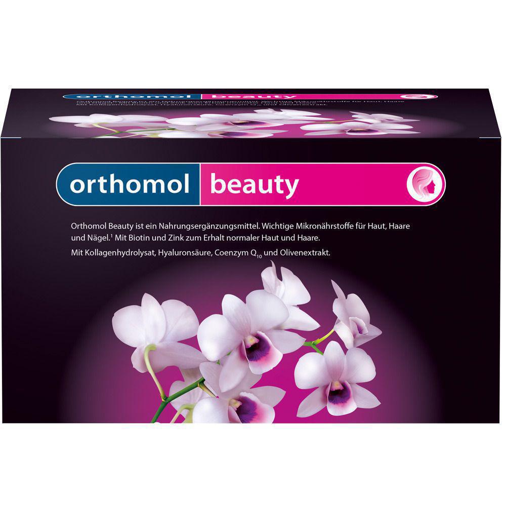 Orthomol Beauty with collagen hydrolysate and hyaluronic acid