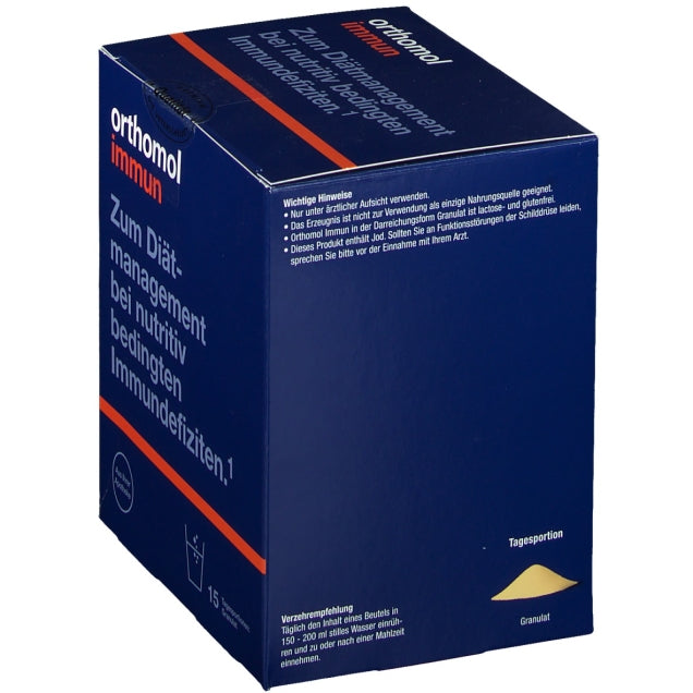 New packaging design - Orthomol Immun Sachets - Immune System Supplement - 30 days