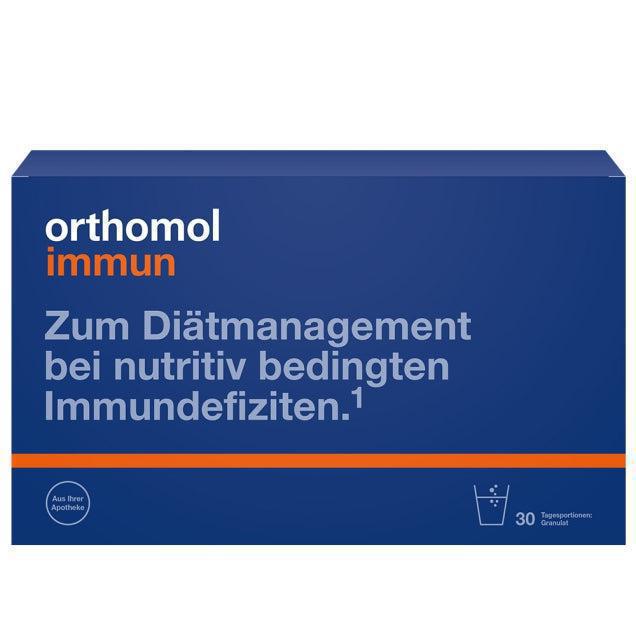 New packaging design - Orthomol Immun Sachets - Immune System Supplement