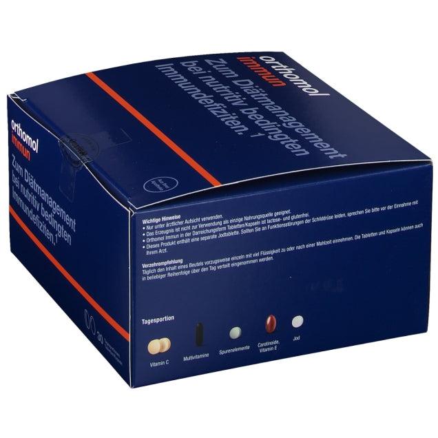 New packaging design - Orthomol Immun Tablet and Capsules for 30 days