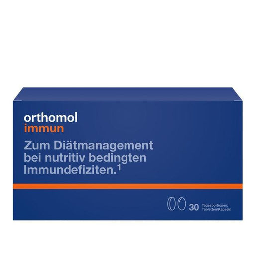 New packaging design - Orthomol Immun Tab/Cap - Immune System Supplement