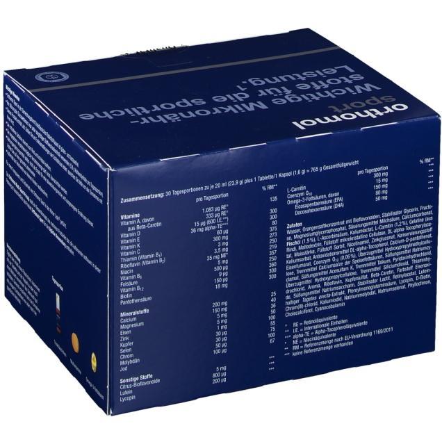 Orthomol Sport back