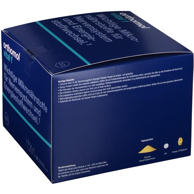 Orthomol Vital F Granules/Tab/Cap Grapefruit side