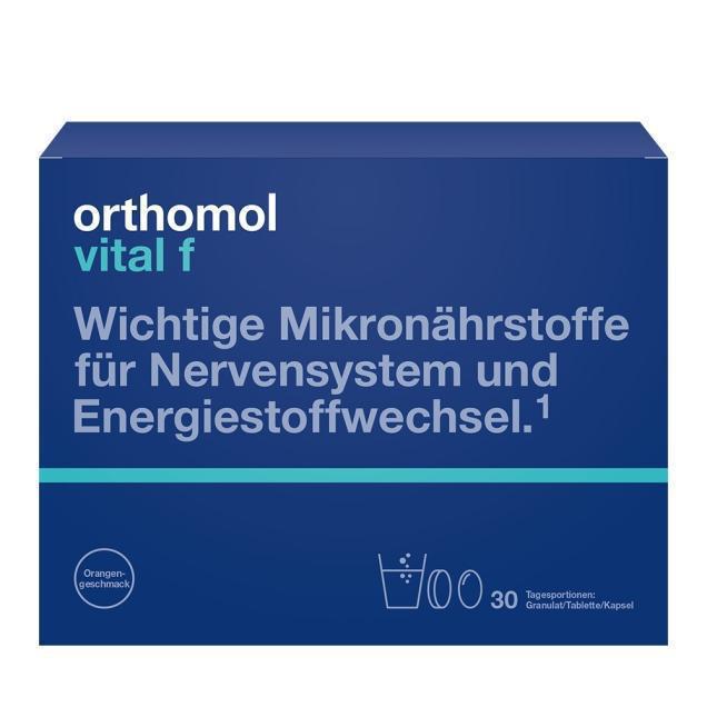 Orthomol Vital F Granules/Tab/Cap Orange - Women Supplement  30days