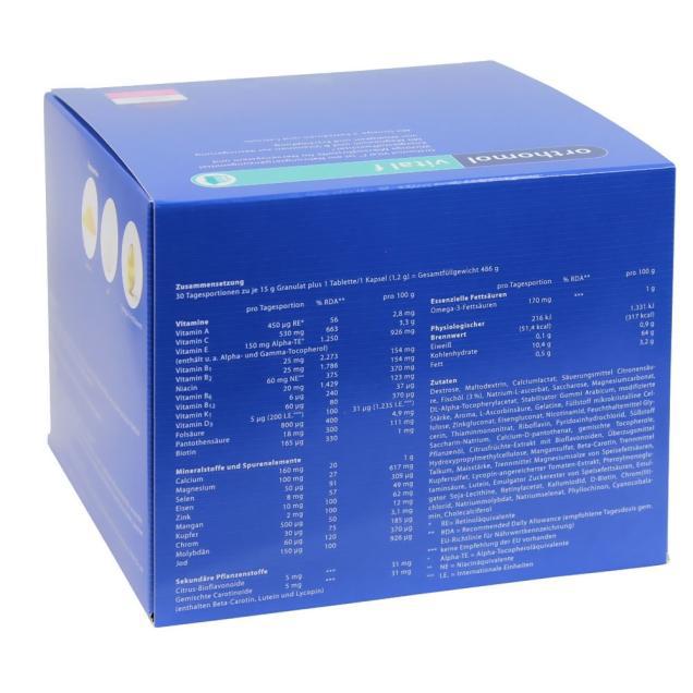 Ortomol vitalne granule/tab/kap narančasto - za žene - 30 dana