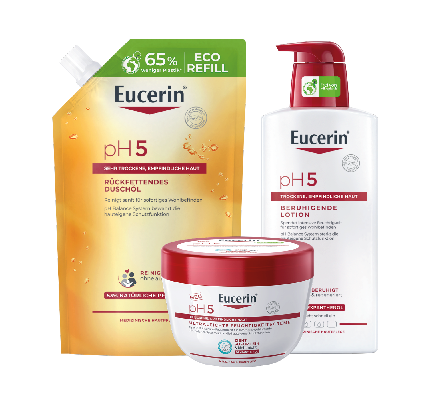 Eucerin pH5 Ultra Light Moisture Cream 350 ml