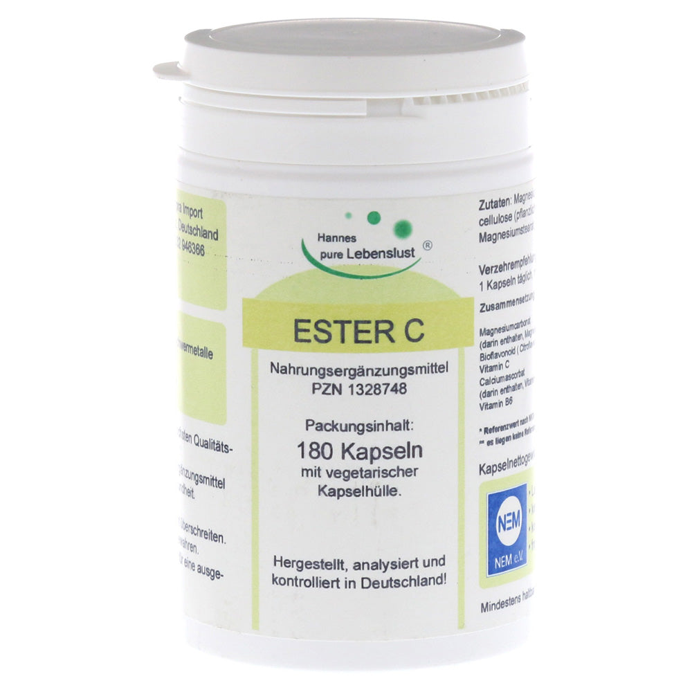 Ester C Vegi Capsules 180 pcs