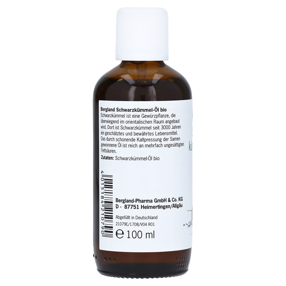 Bergland Organic Black Cumin Seed Oil Bio 100 ml is a Oil
