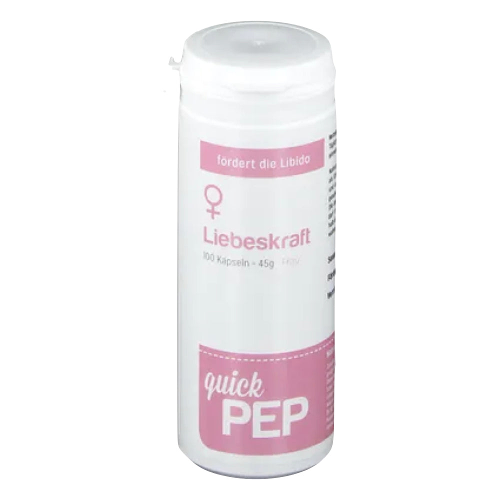 Snelle pep love -voedingssupplement voor vrouwen 100 cap