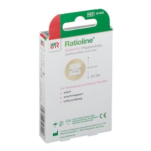 Ratioline Sensitive Plaster Strips - Round 20 pcs