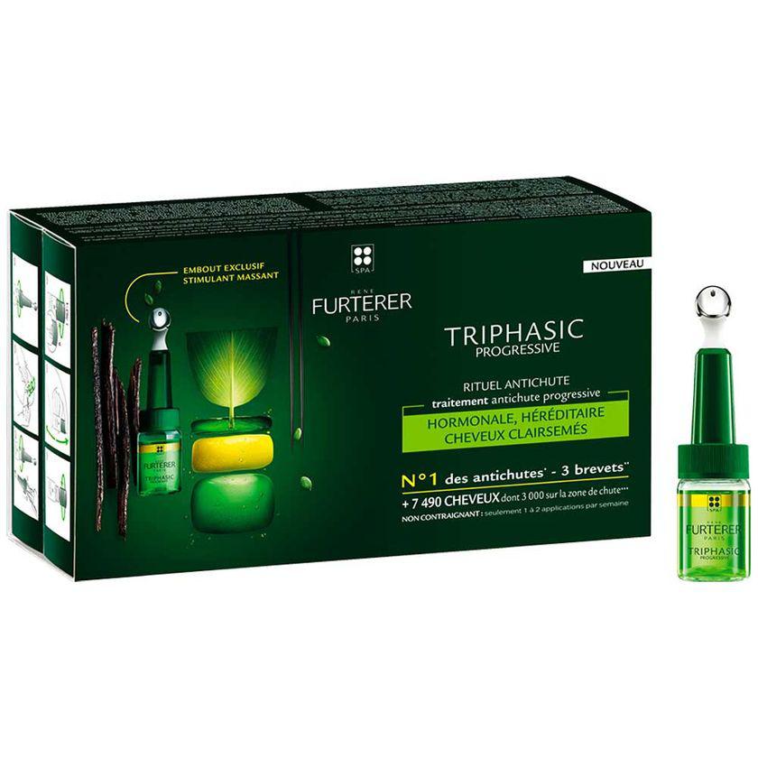 Rene Furterer Triphasic Progressive Anti Hair Loss Treatment 8x5.5 ml