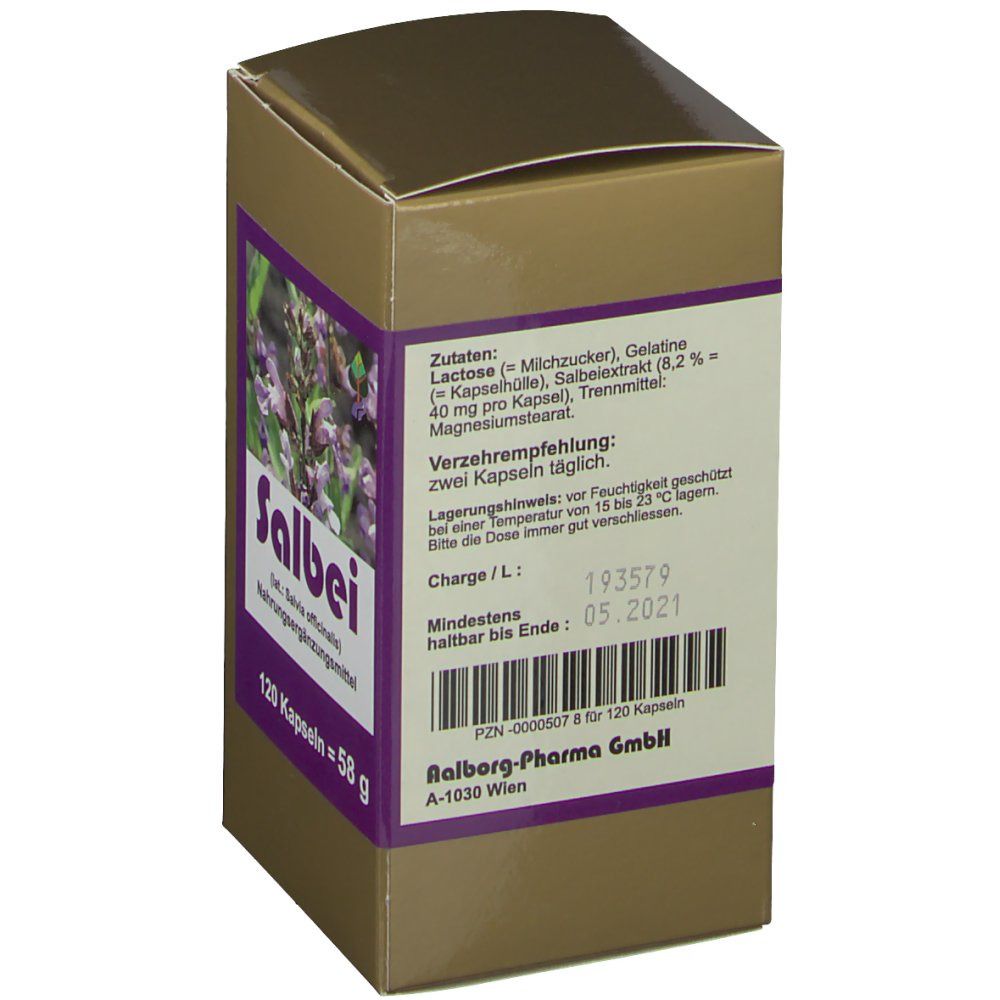 Sage Capsules 120 pcs