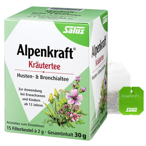 Salus Alpine Herbal Cough And Bronchial tee 1 box x 15 sachets