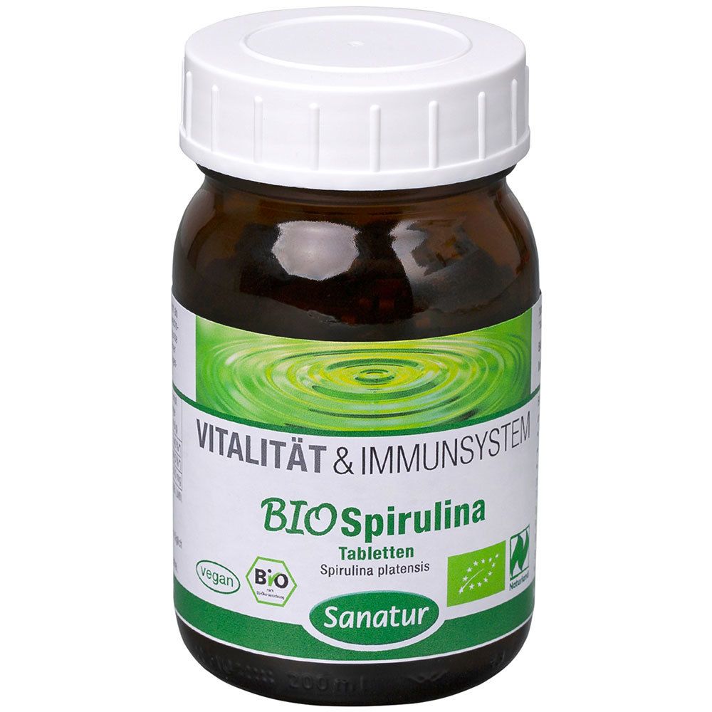 Allcura Sanatur Organic Spirulina Tablets 250 CAP