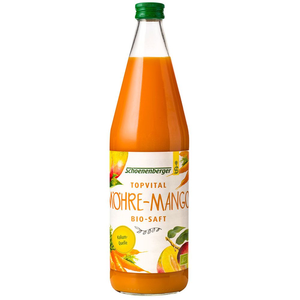 Schoenenberger Topvital Carrot-Mango Organic Juice 750 ml