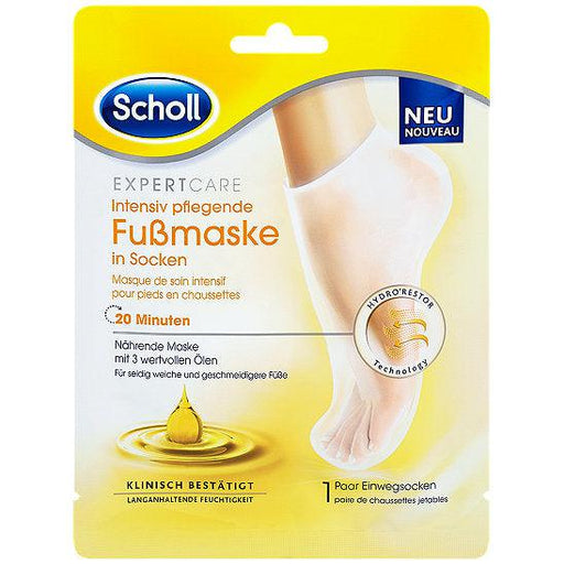 Scholl ExpertCare Intensive Care Foot Mask Socks With 3 Oils 1 pair