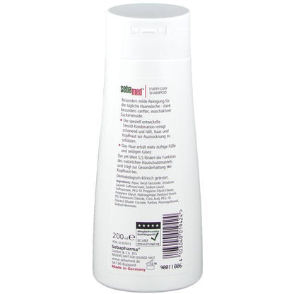 Sebamed Every Day Shampoo 200 ml back