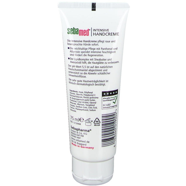 Sebamed intenzivna krema za ruke s kompleksom patenola 75 ml