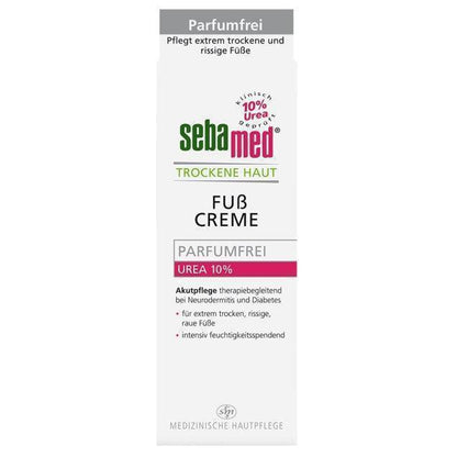 Sebamed Dry Skin Perfume Free Foot Cream Urea 10% 100 ml box