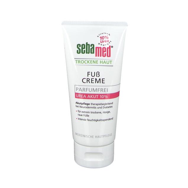 Sebamed Dry Skin Perfume Free Foot Cream Urea 10% 100 ml tube inside