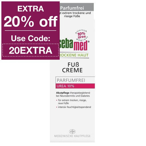Sebamed Dry Skin Perfume Free Foot Cream Urea 10% 100 ml box