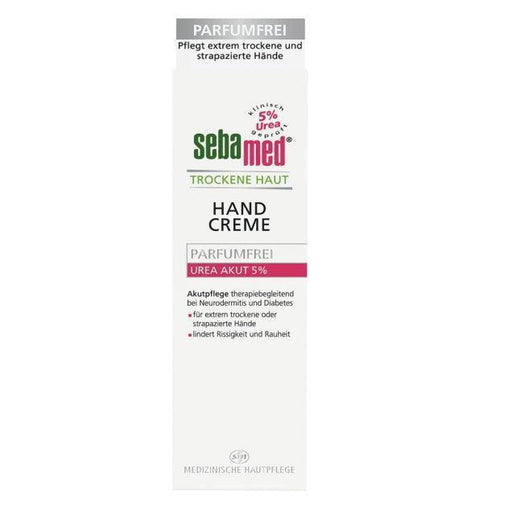 Sebamed Dry Skin Perfume Free Hand Cream Urea 5% 75 ml box