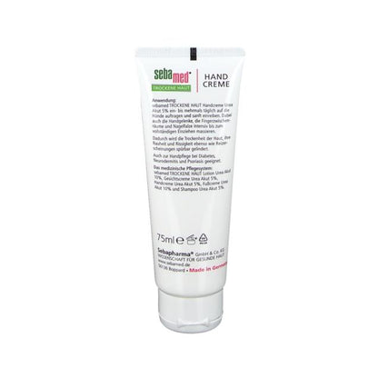 Sebamed Dry Skin Hand and Nail Cream 5% Urea 75 ml back