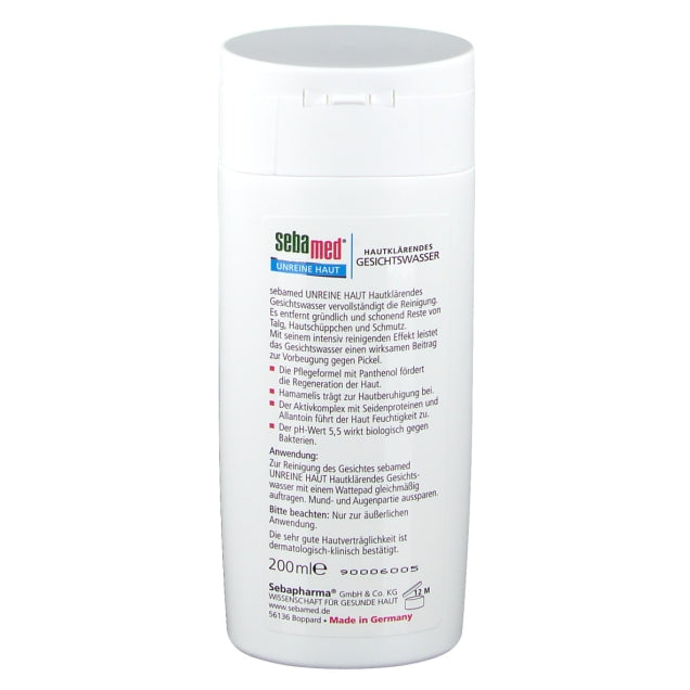 Sebamed Clear Face Clarifying Facial Water back