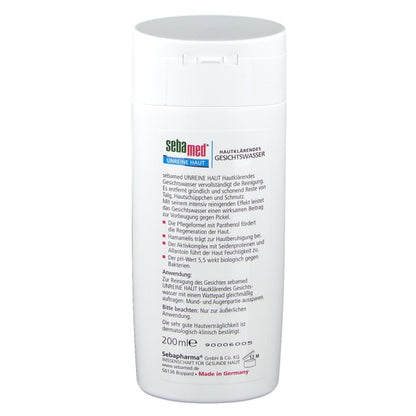 Sebamed Clear Face Clarifying Facial Water back