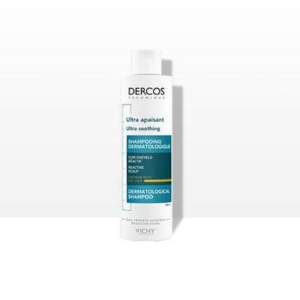 New design - Vichy Dercos Ultra Sensitive Sulfate-Free Shampoo - For Dry Hair 200 ml