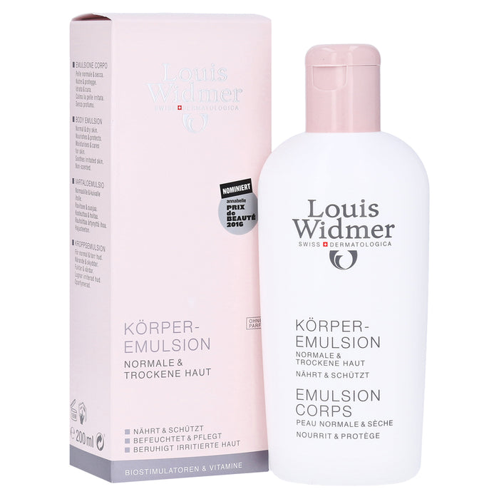 Louis Widmer Body Emulsion Unscented 200 ml - VicNic.com