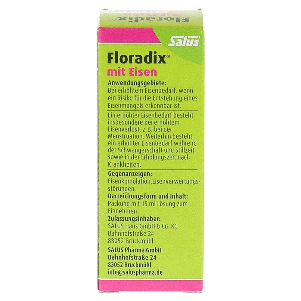 Floradix With Iron Drink 15 ml