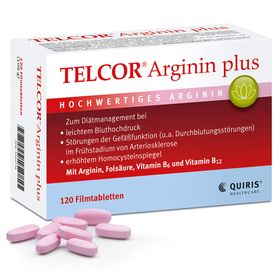 Telcor Arginine Plus Film-Coated Tablets 120 pcs